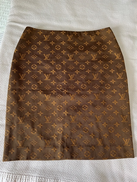 Darrell Thomas Dresses & Skirts - Custom tailor made Louis Vuitton Monogram Jacquard Pencil Skirt